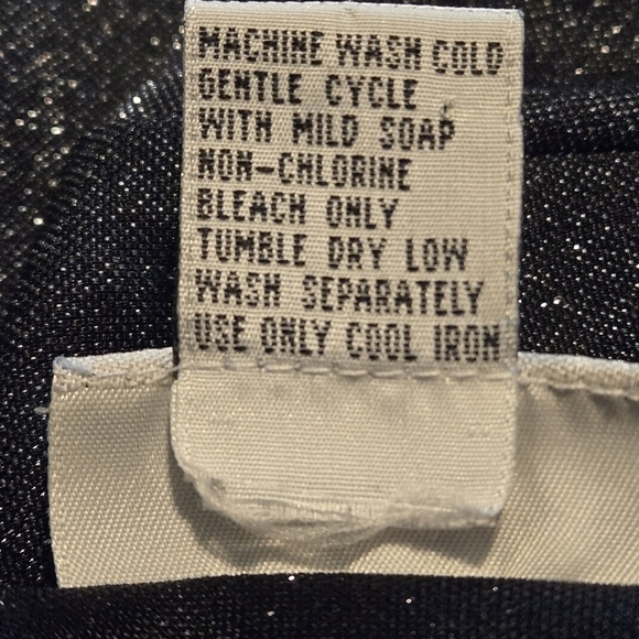 Avenue Charcoal Gray Metallic Glitter Top Short Sleeve Women's Size 18/20 - Picture 10 of 12